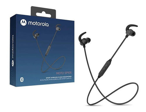 Audifonos Motorola Sp105 In Ear Bluetooth Ipx5 Negro