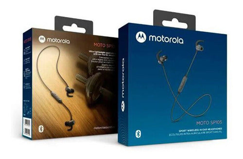 Audifonos Motorola Sp105 In Ear Bluetooth Ipx5 Negro