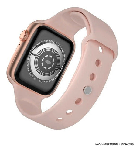 Apple Watch Series 4 Aluminum 40mm Gps+lte Gold W/ Pink Blanco Mesh Rosa Oro