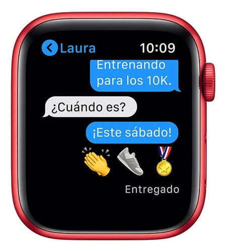 Apple Watch Series 6 44mm A2294 Red/red Cell Hso Rojo Mesh Rojo Rojo
