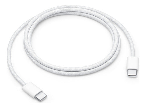 Cable De Carga Usb-c Apple 60w 1m Para Datos Y Energía Blanco