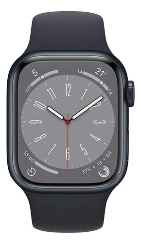 Apple Watch Series 7 45mm A2474 Black/black Wifi Hso Negro Mesh Negro Negro