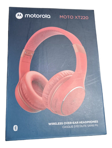 Audífonos Inalambricos Motorola Moto Xt220 Bluetooth Rojo