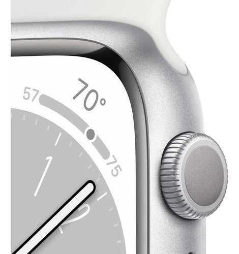 Apple Watch Series 6 44mm A2294 Silver/white Cell Hso Plateado Mesh Blanco Plateado