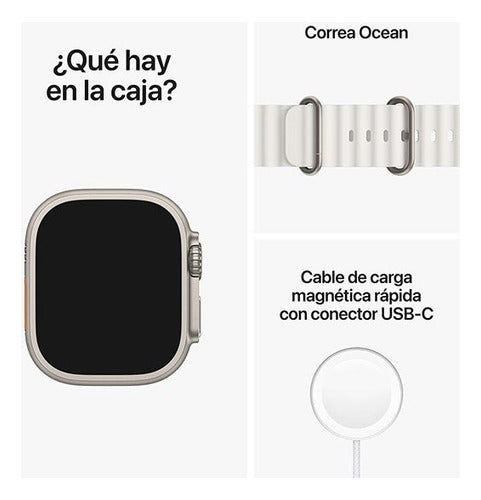 Apple Watch Ultra 2 Titanio 49mm - Con Gps Y Cellular Blanco Blanco Blanco