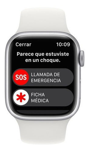 Apple Watch Series 8 (41mm, Gps + Cellular) Aluminio Plateado Plateado Blanco - Excelente (Reacondicionado)