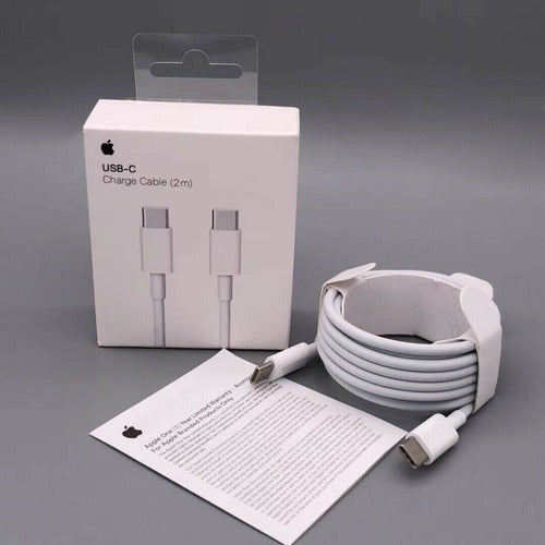 Cable De Carga Usb-c Apple 60w 1m Para Datos Y Energía Blanco