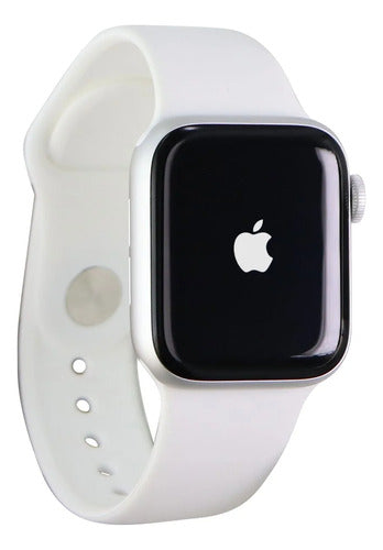 Apple Watch Series 8 45mm A2774 Silver/white Cell Hso Plateado Mesh Blanco Plateado
