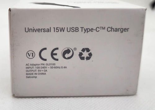 Cargador Google Usb-c 15w Gl0100 Negro Negro