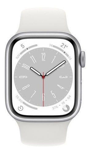 Apple Watch Series 8 (41mm, Gps + Cellular) Aluminio Plateado Plateado Blanco - Excelente (Reacondicionado)