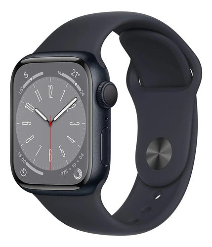 Apple Watch Series 7 45mm A2474 Black/black Wifi Hso Negro Mesh Negro Negro