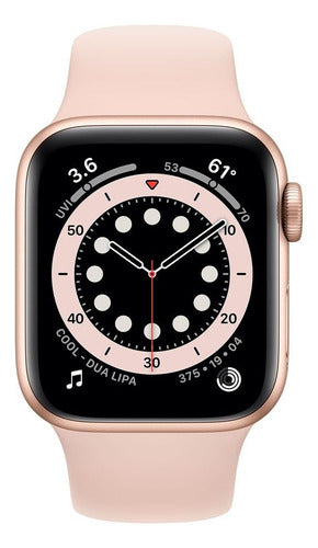Apple Watch Series 4 Aluminum 40mm Gps+lte Gold W/ Pink Blanco Mesh Rosa Oro