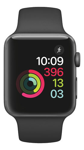 Apple Watch Series 2 Aluminum 42mm Space Gray Blanco Mesh Gris Espacial Gris Oscuro