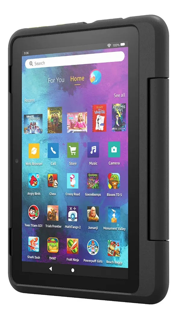 Tablet Amazon Fire 7 Kids Junes Pro Para Niños +6 Negro