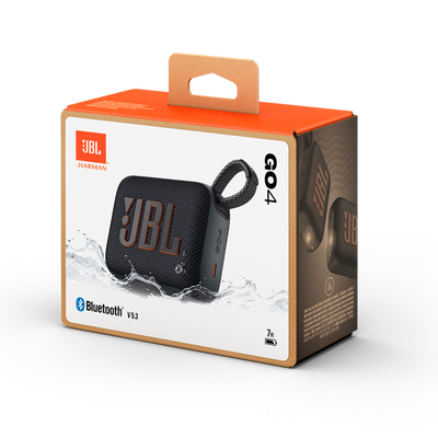 Parlante Jbl Go 4 Jblgo4 Portátil Con Bluetooth Waterproof Negra 220v