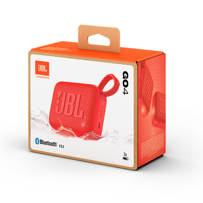 Parlante Jbl Go 4 Jblgo4 Portátil Con Bluetooth Waterproof Roja 220v
